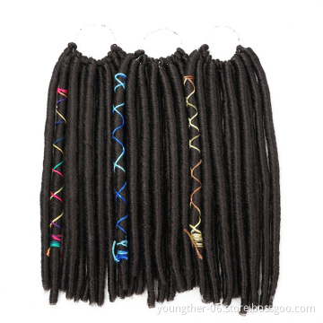 Crochet Braids Soft Faux Locs Style Dreadlocks pictures Darling Afro Braiding synthetic Hair Extensions